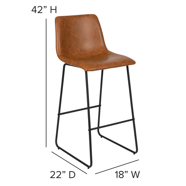 Mercury Row® Luca Bar & Counter Stool & Reviews Wayfair